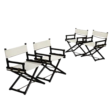 4 Chairs by Lyda Levi for McGuire, 1980s