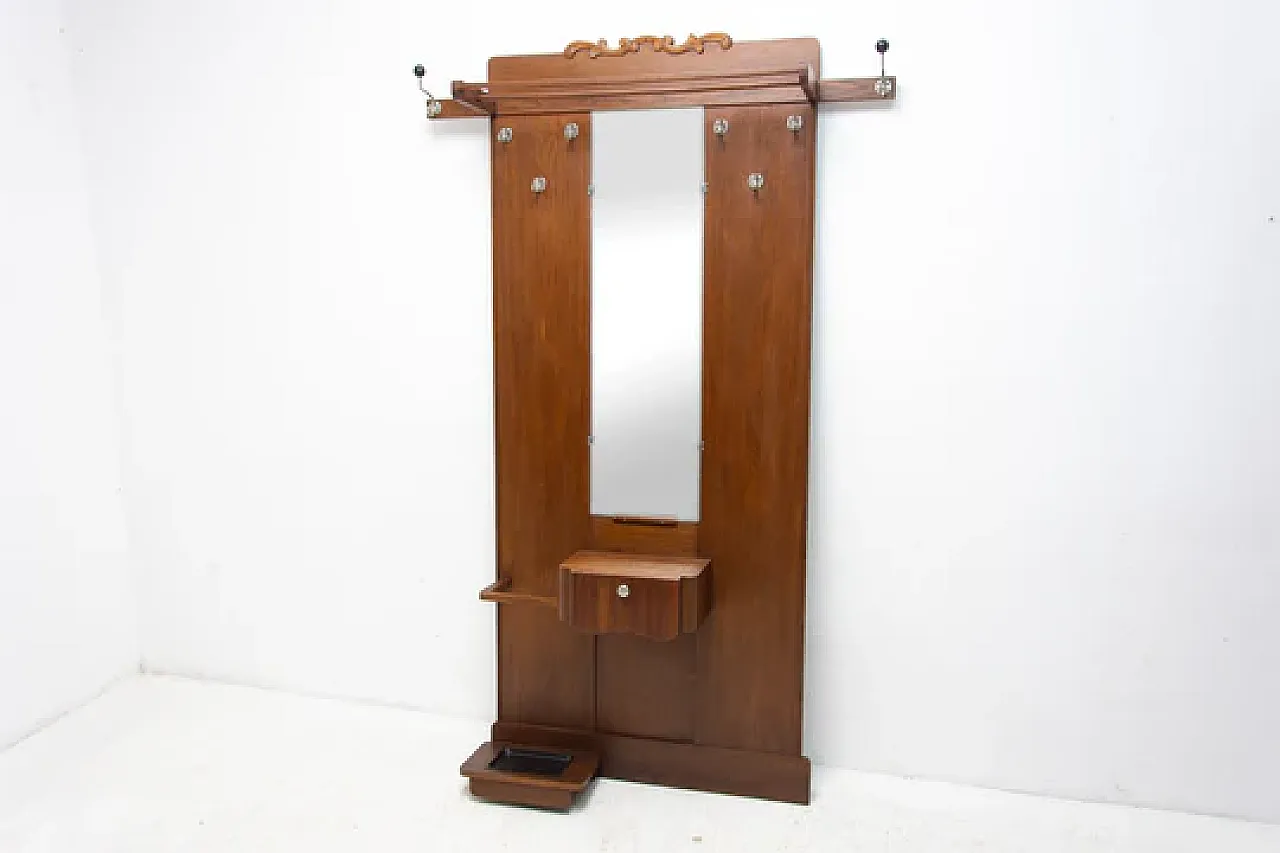 Appendiabiti e cappelliera in stile Art Nouveau, inizio '900 3