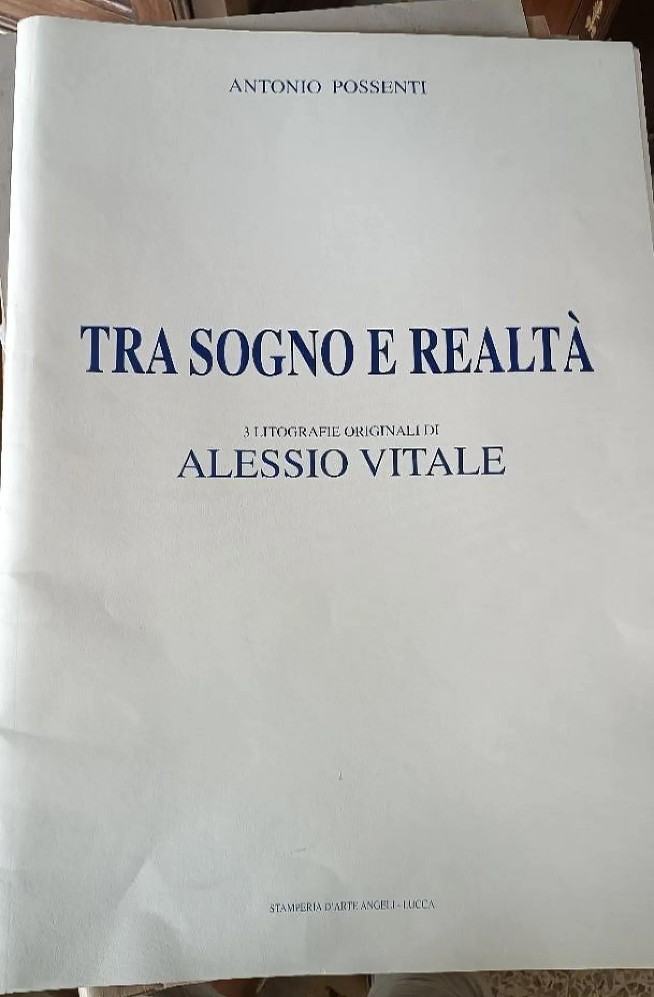 Between dream &reality, 3 lithographs by Alessio Vitale, 20th century 4