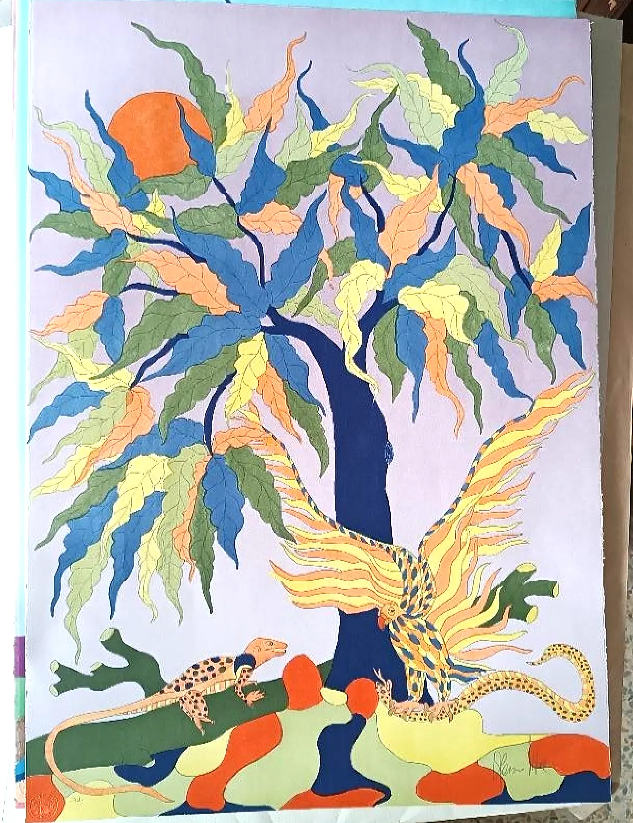 Between dream &reality, 3 lithographs by Alessio Vitale, 20th century 13