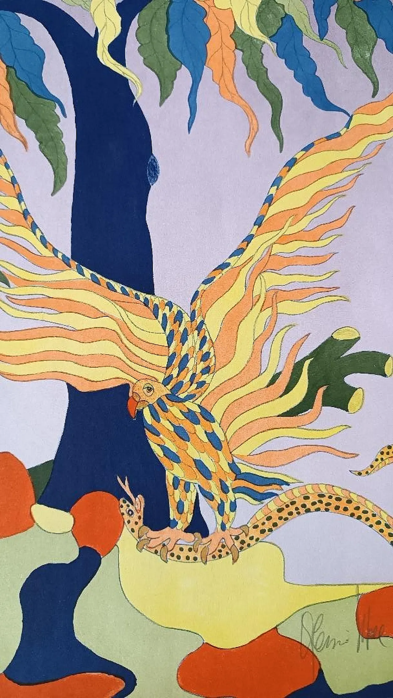 Between dream &reality, 3 lithographs by Alessio Vitale, 20th century 14