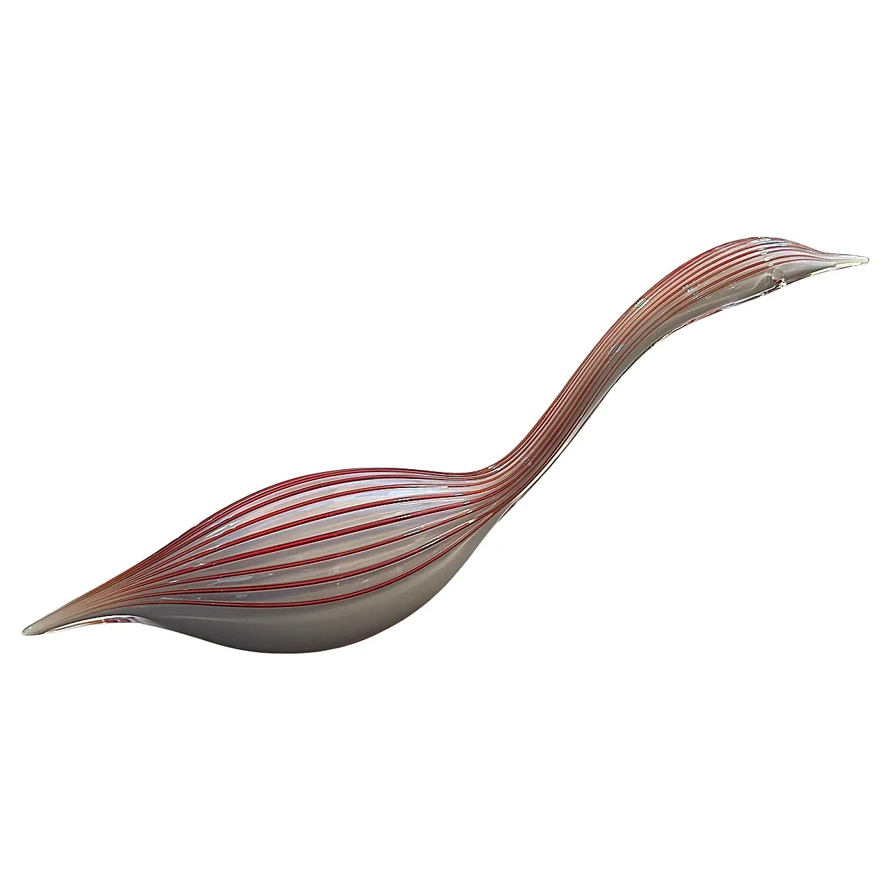 Scultura in vetro di Murano raffigurante un'anatra di Seguso, anni '70 2