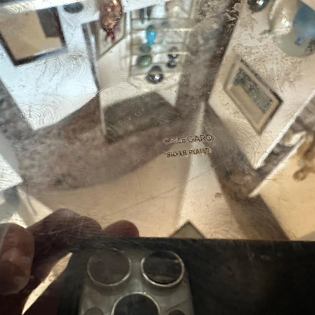 Silver plated wine cooler by Calegaro, 1980s 10