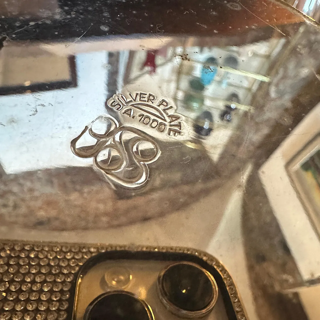 Sabattini style minimalist silver plated vase, 1970s 13