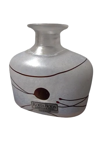 Kosta Boda Vallien Galaxy Red Collection Bottle