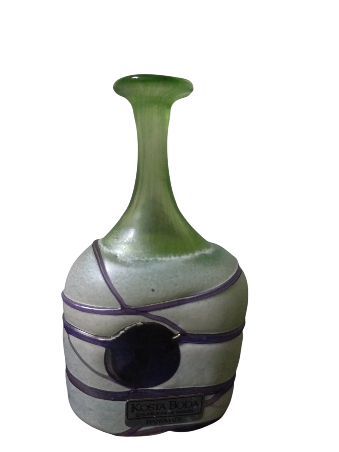 Kosta Boda Bertill Vallien Galaxy Collection bottiglia bassa 7