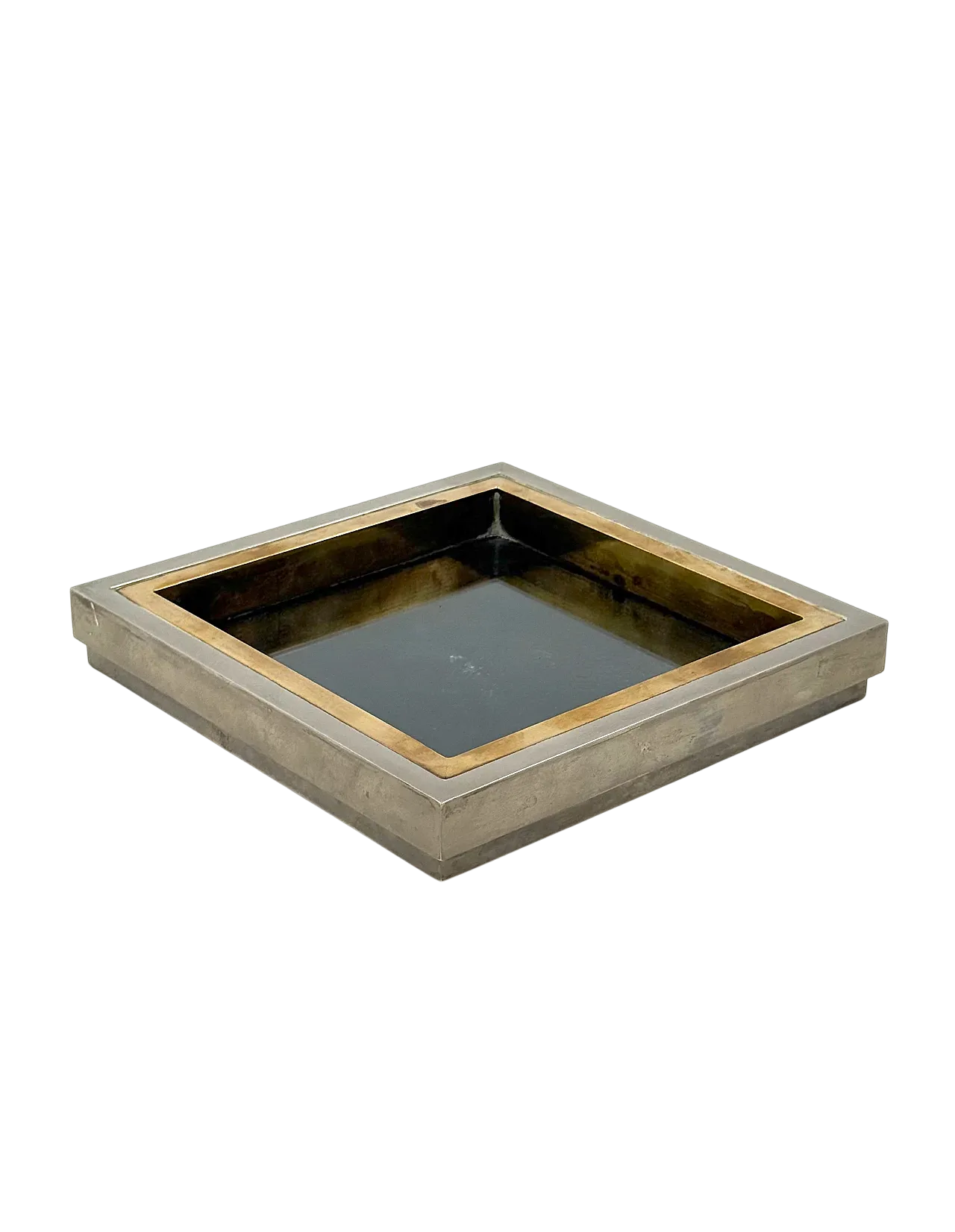 Vide poche in ottone Hollywood Regency, Tommaso Barbi Italia anni '70 16