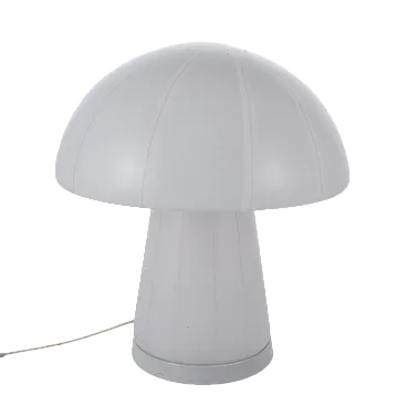 Muhroom table lamp in Murano glass, Italy, 70s