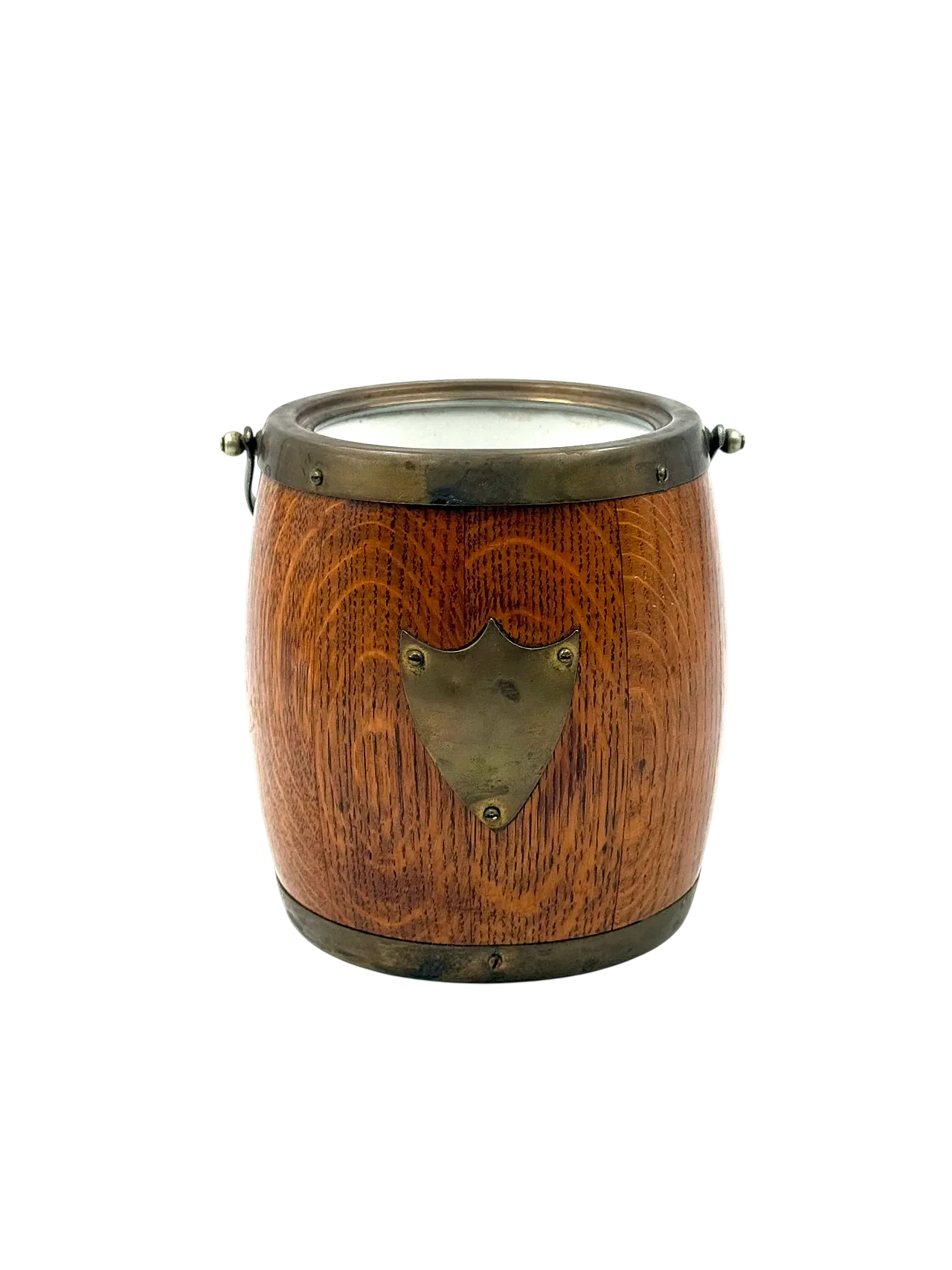 Ice Bucket Midcentury in oak, Italy 1960 17