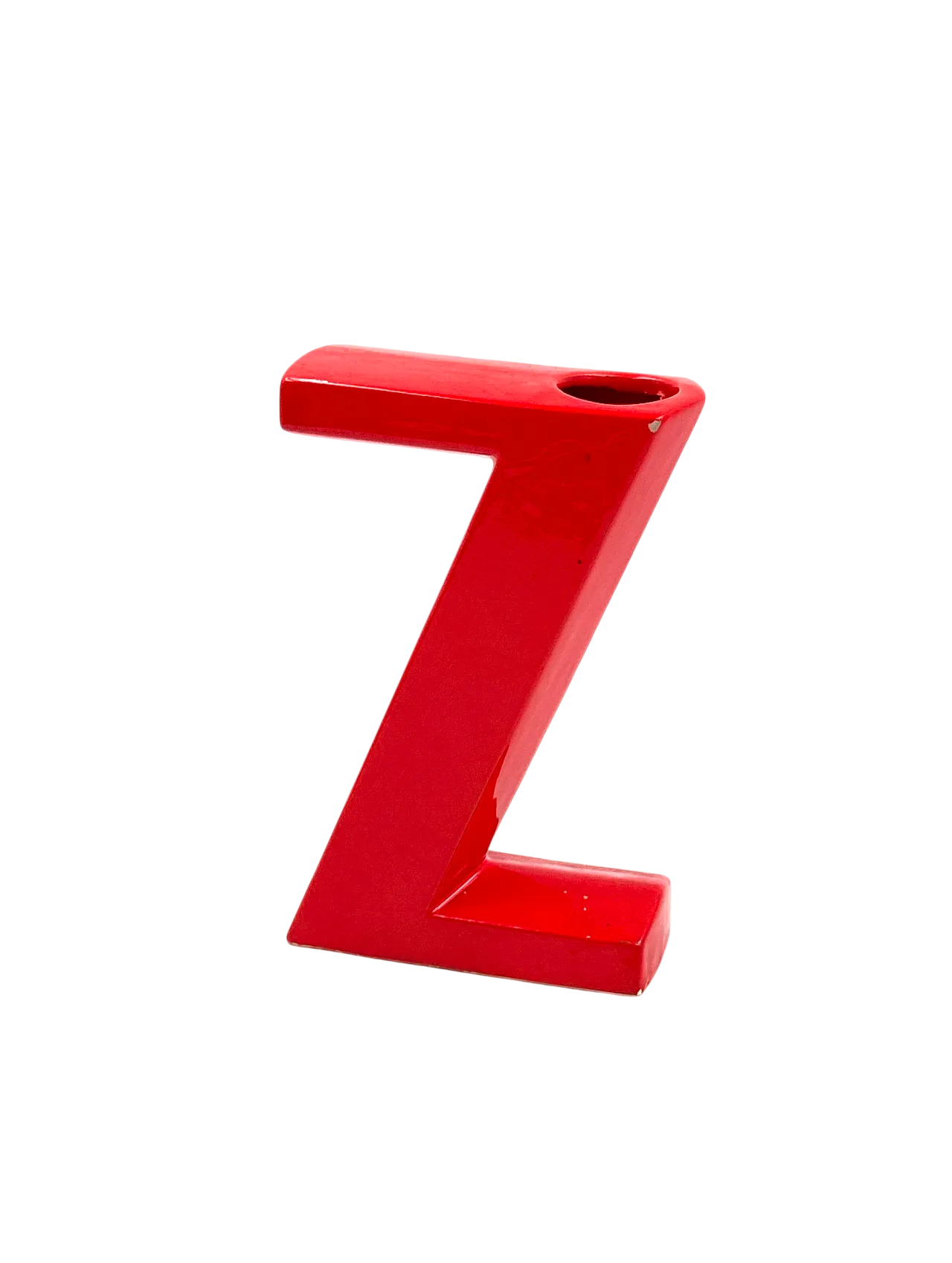 Vaso solifleur rosso space age, Marcel Radureau Francia 1970 14