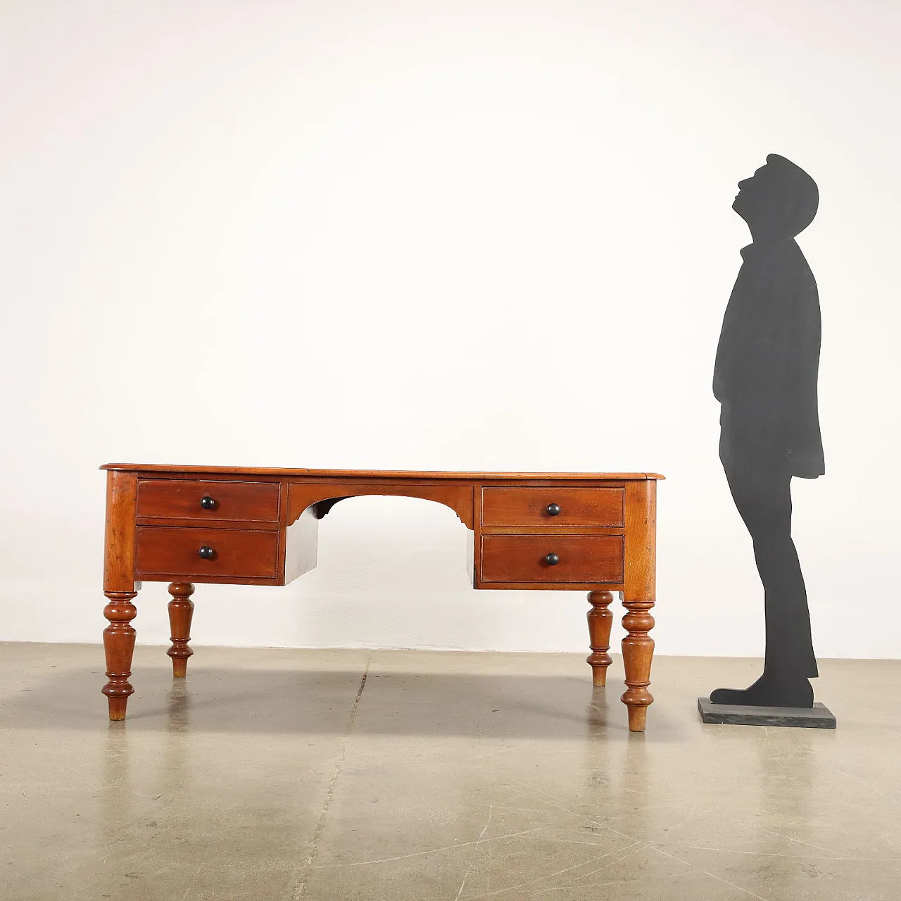 Scrittoio inglese in mogano, fine '800 2