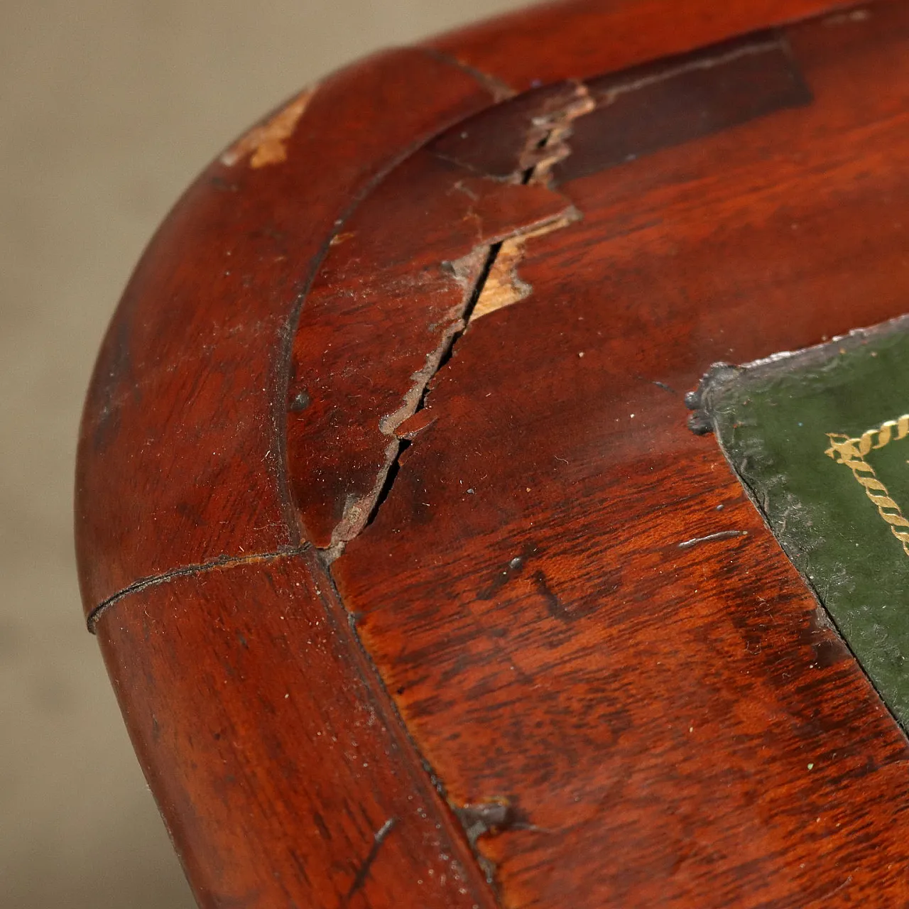 Scrittoio inglese in mogano, fine '800 7