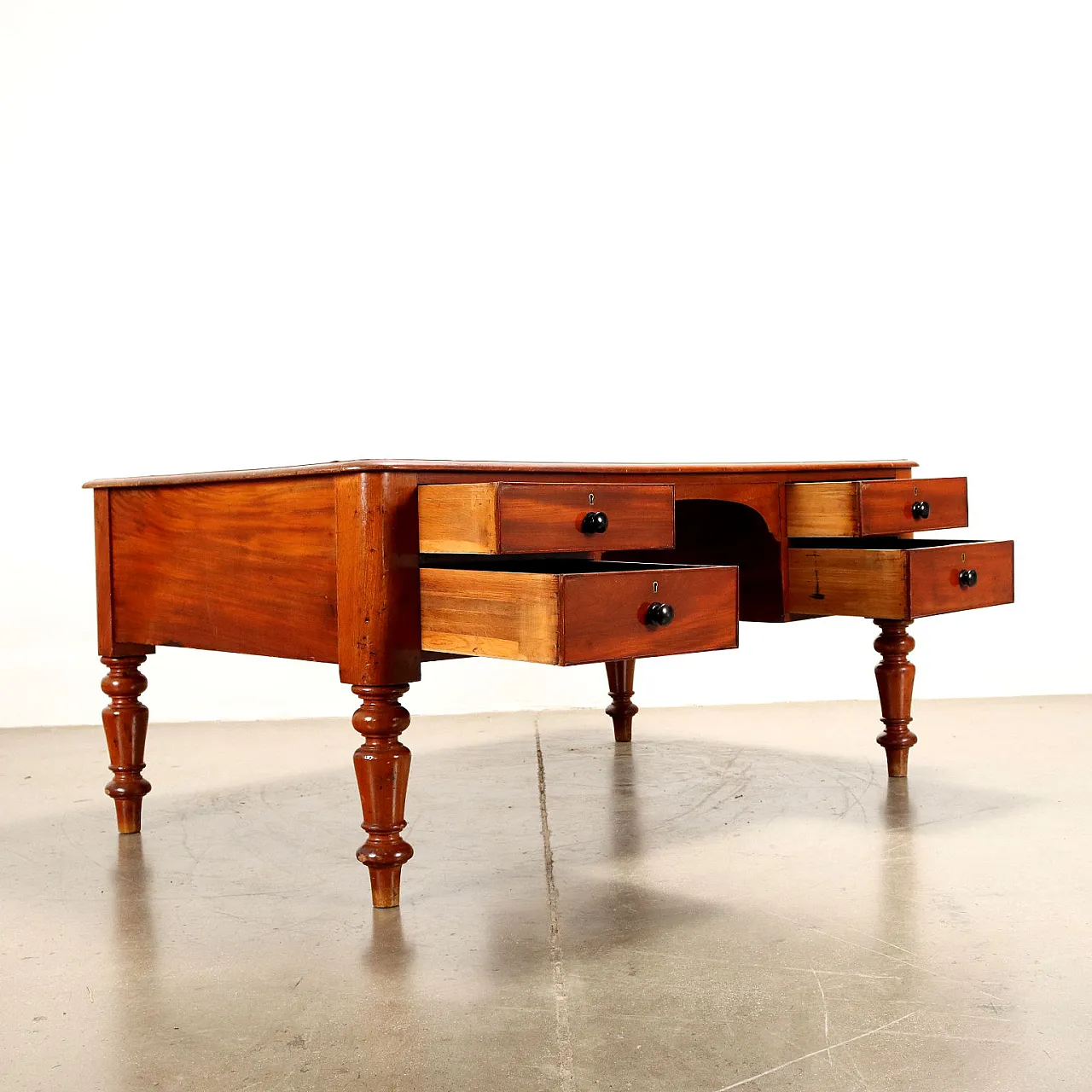 Scrittoio inglese in mogano, fine '800 9