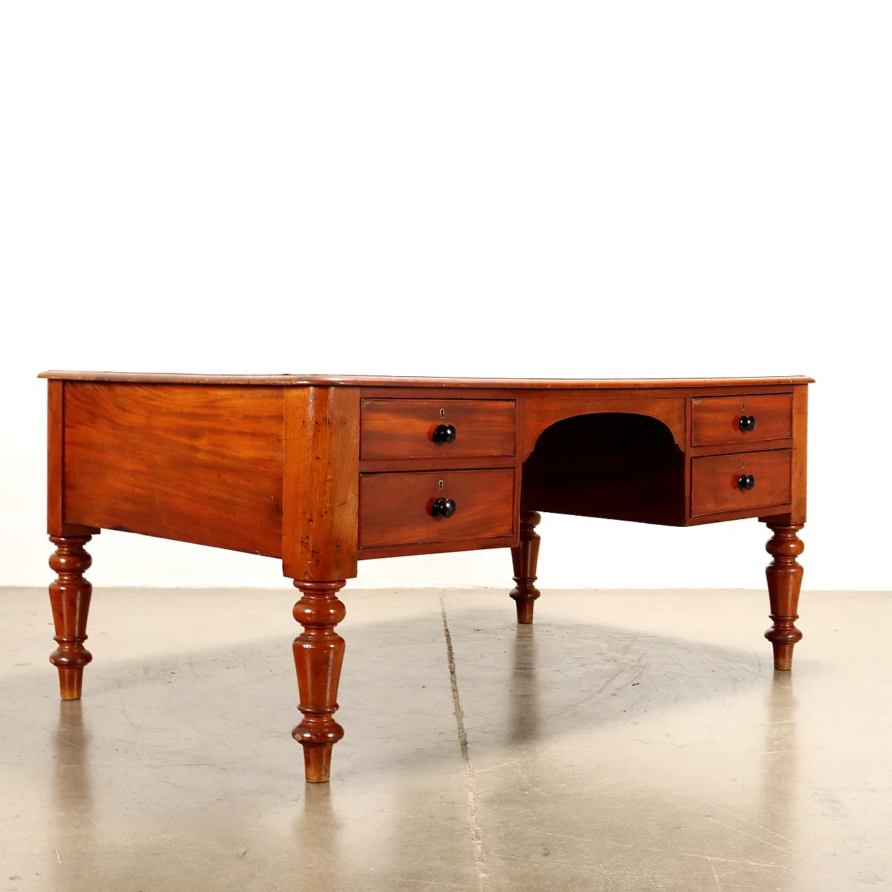 Scrittoio inglese in mogano, fine '800 10