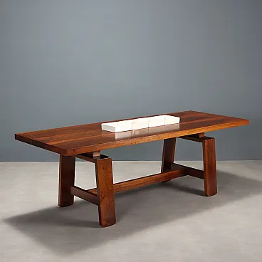 Bernini table with ceramics by Silvio Coppola, 1960s