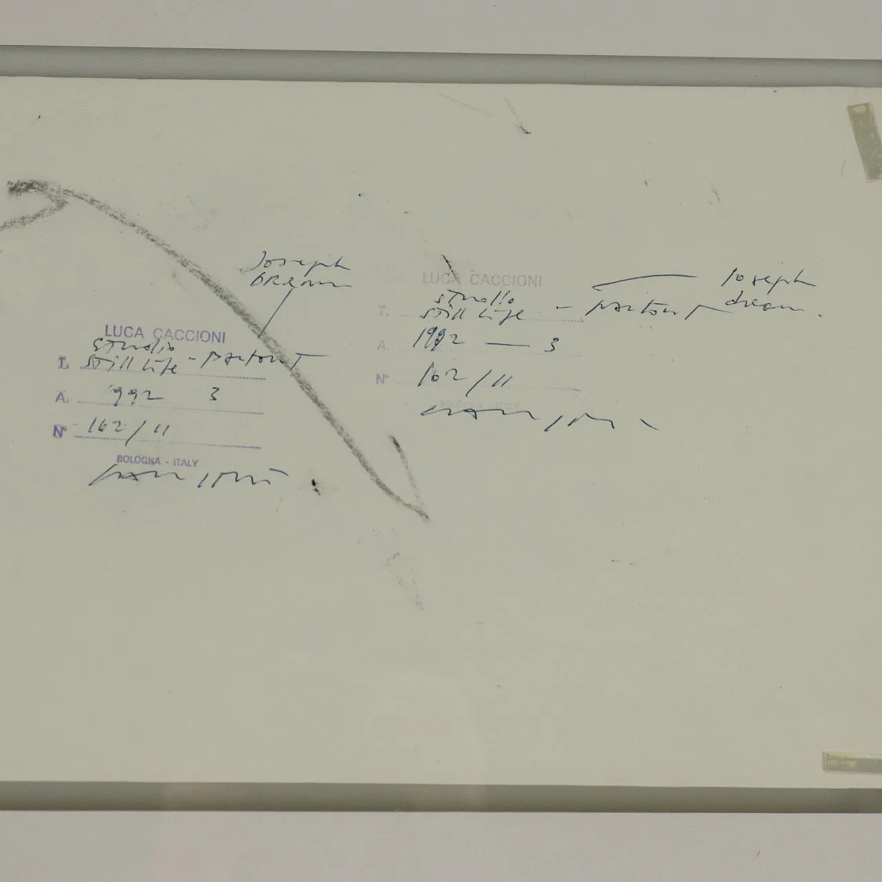 Pittura contemporanea di Luca Caccioni, tecnica mista, anni '90 9