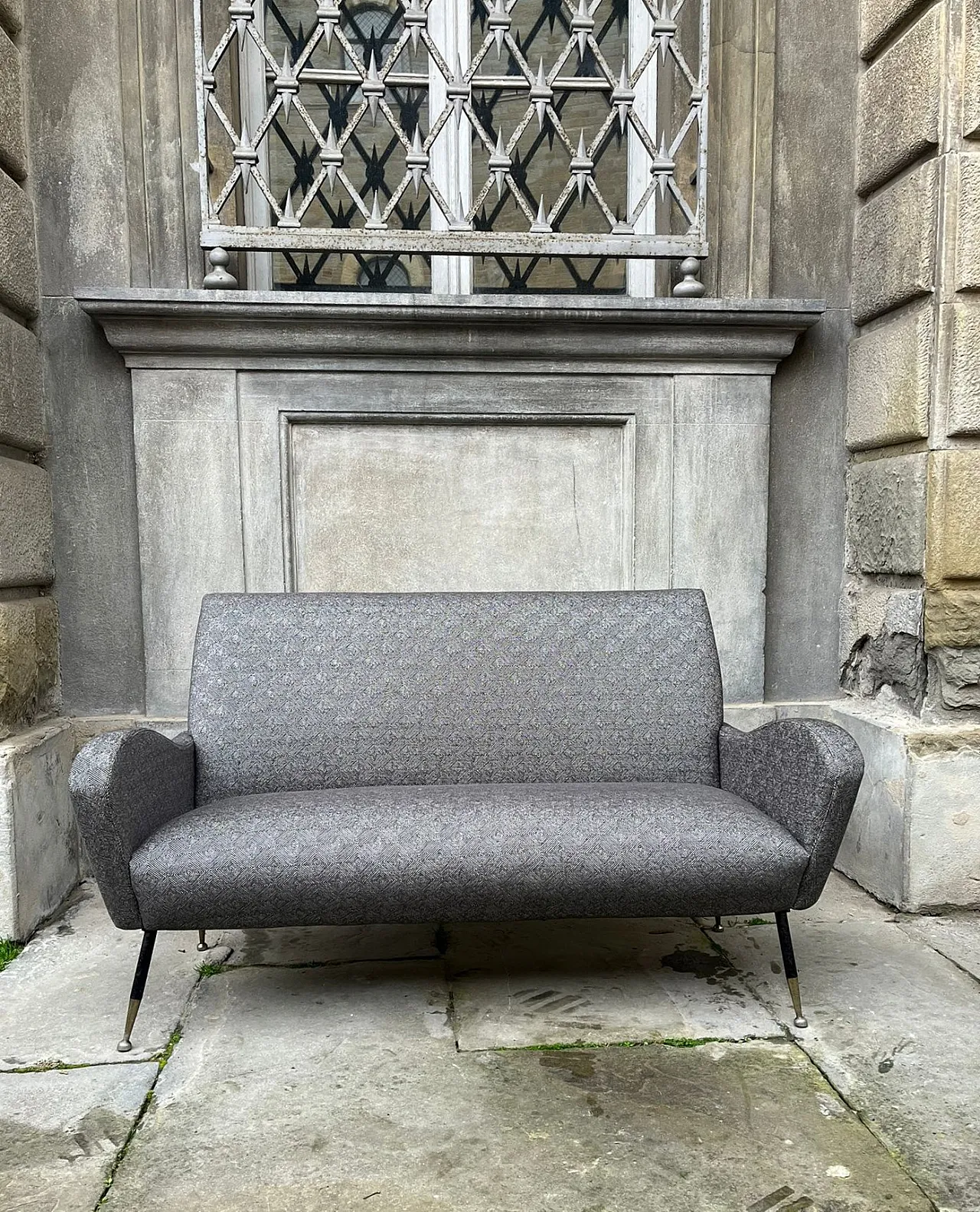 Gray sofa, 1960s 1