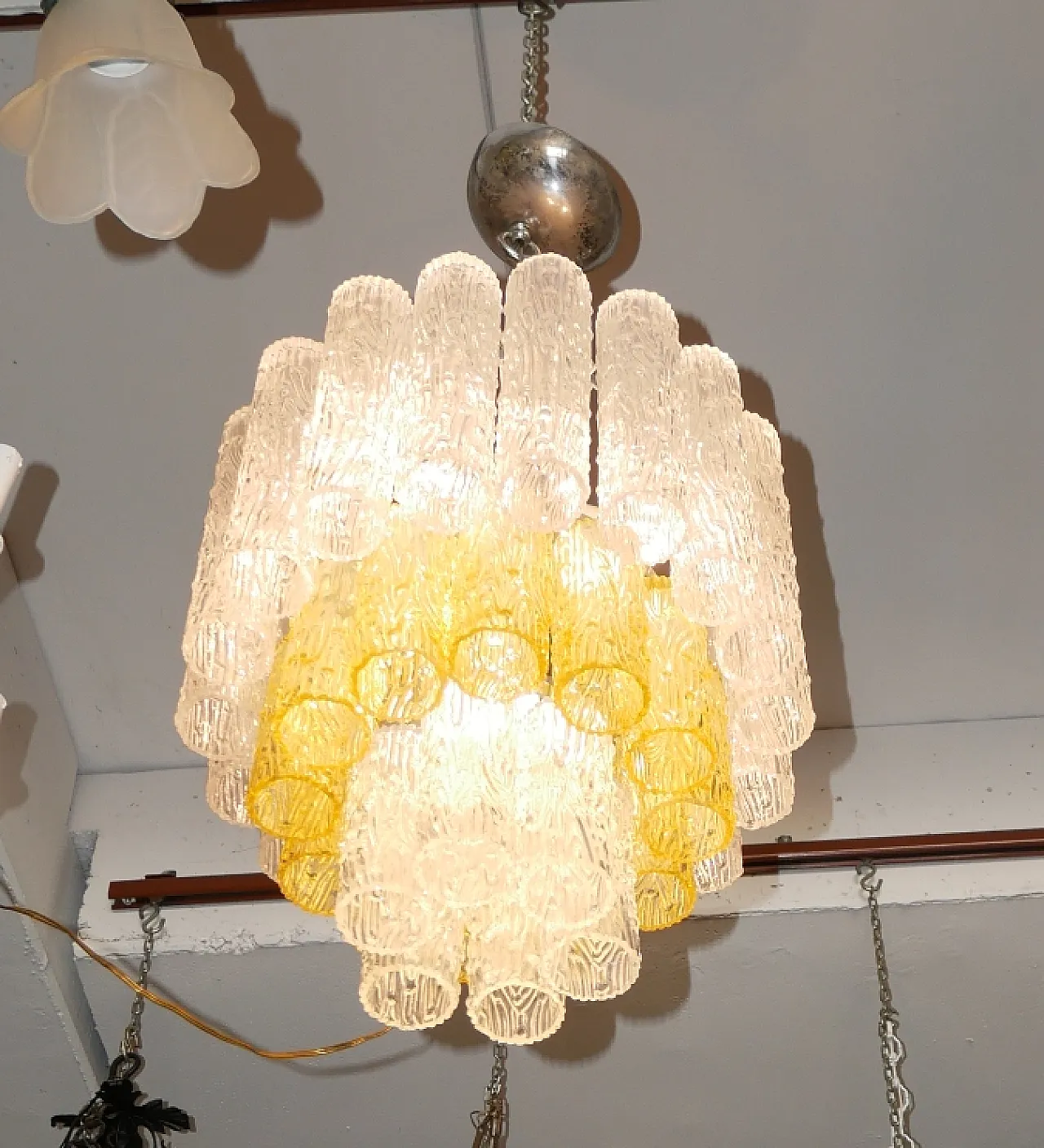 Chandelier model Tronchi by Venini, 1960s 2