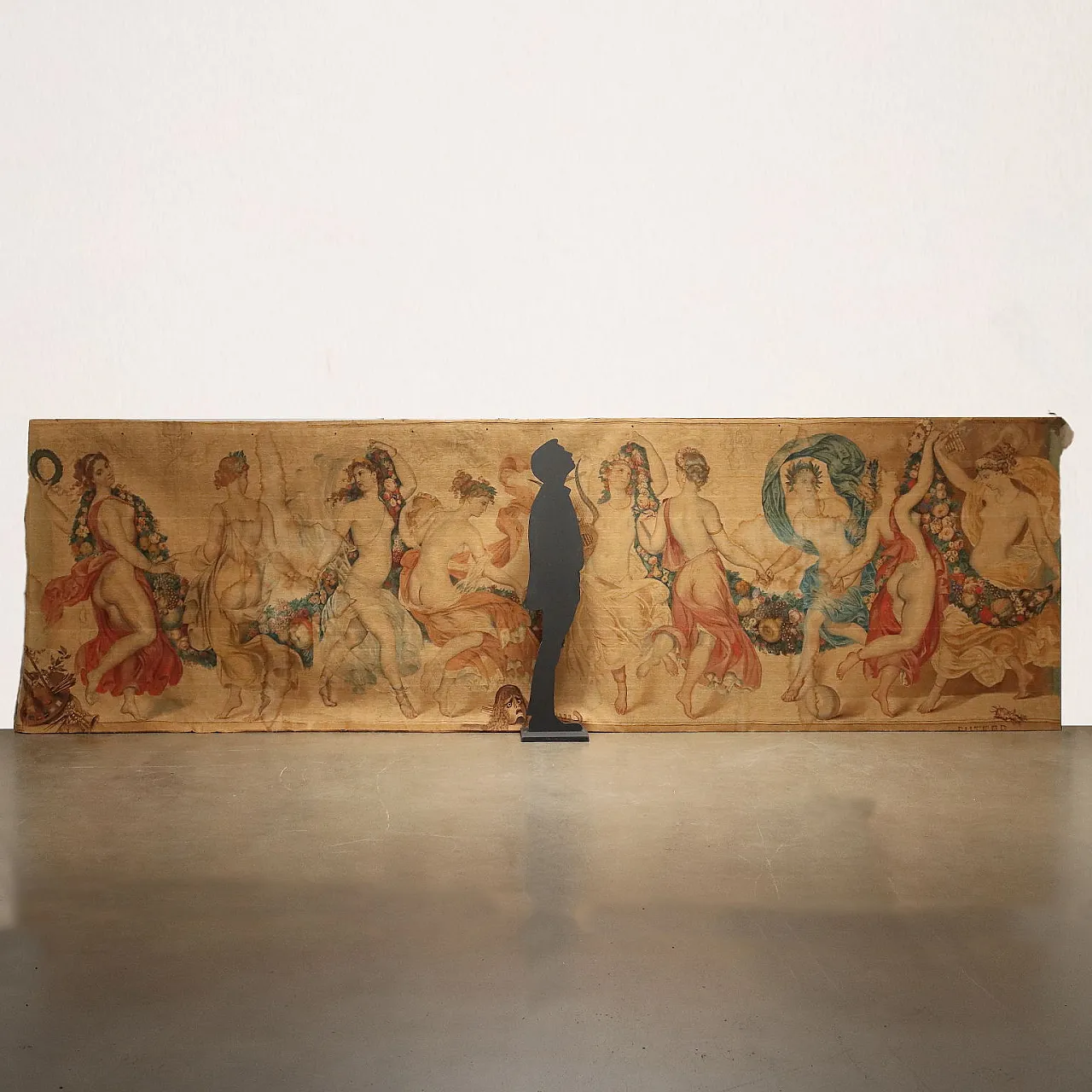 The nine muses, tapestry, grass juice, 19th century 2