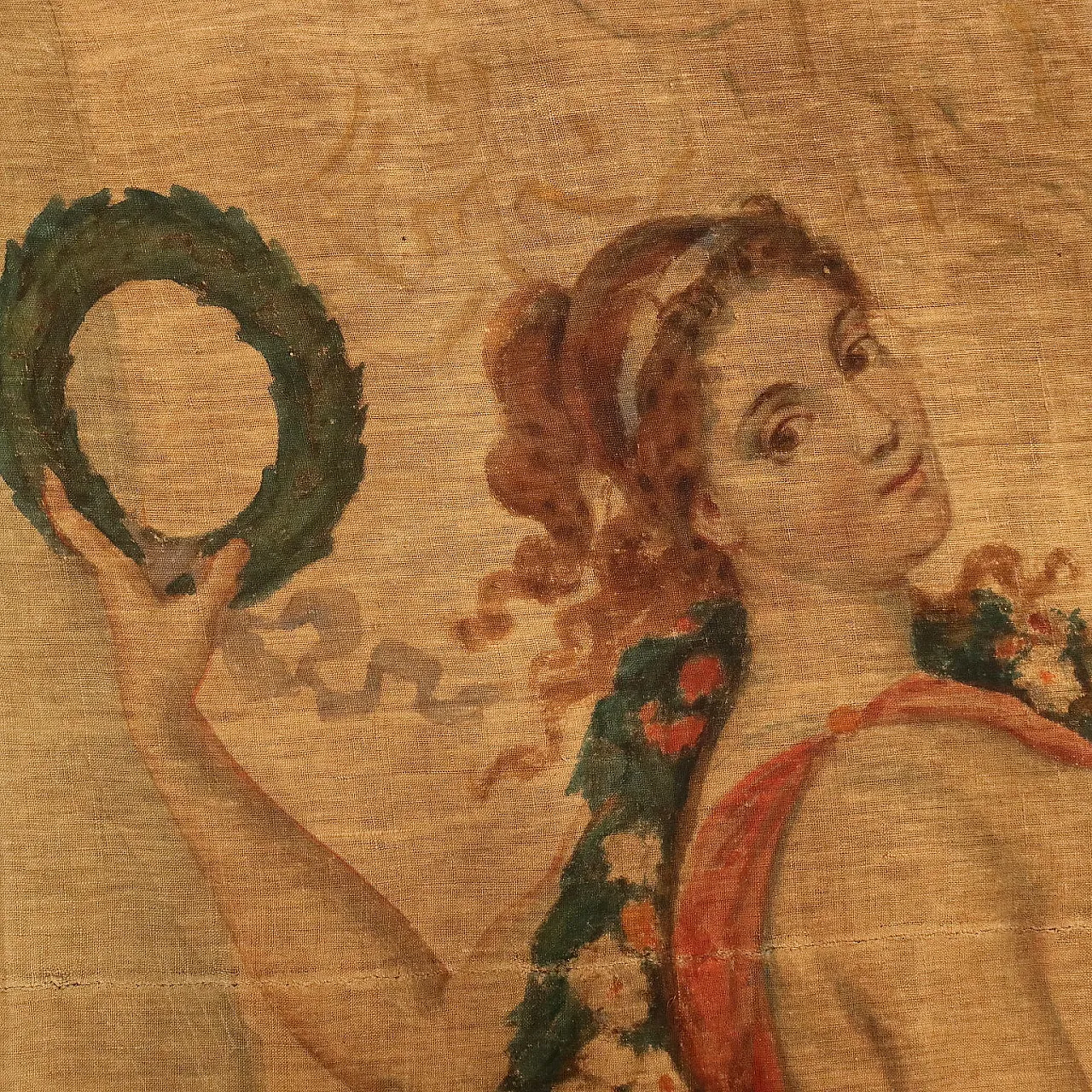 The nine muses, tapestry, grass juice, 19th century 4