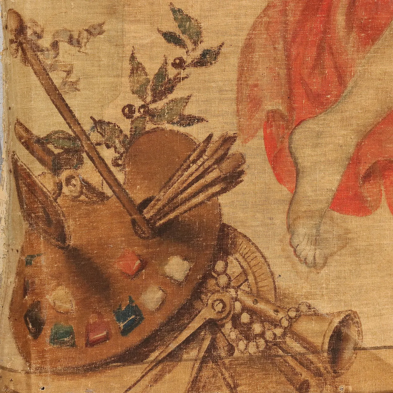 The nine muses, tapestry, grass juice, 19th century 5