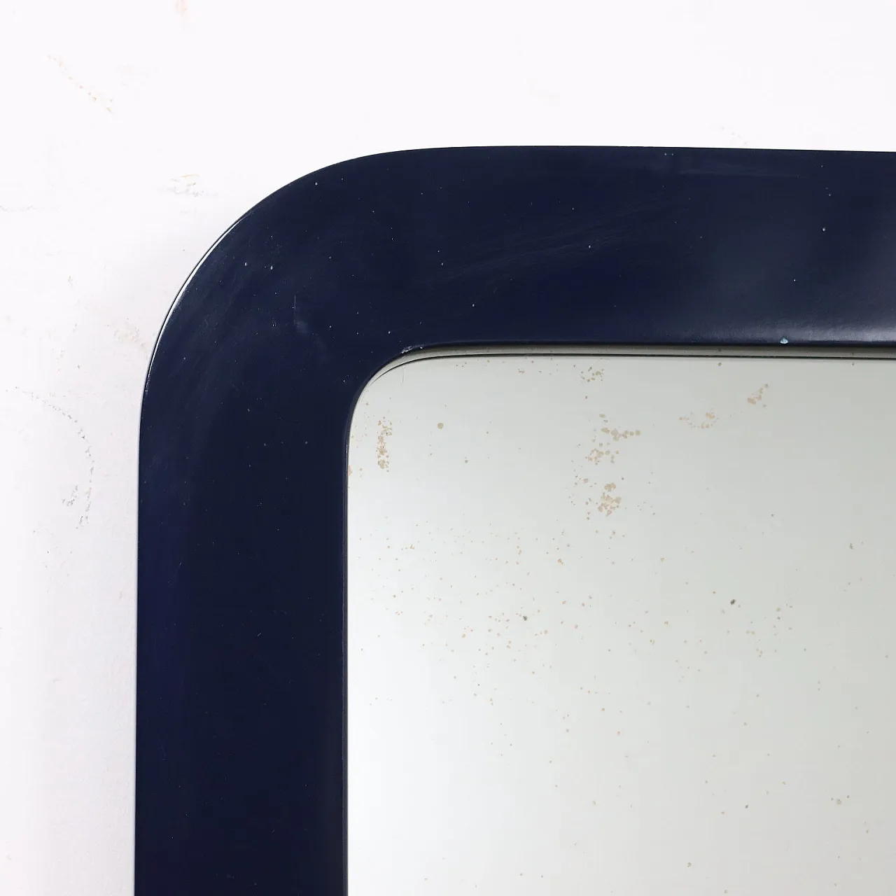 Specchio in legno laccato e vetro, anni '70 3