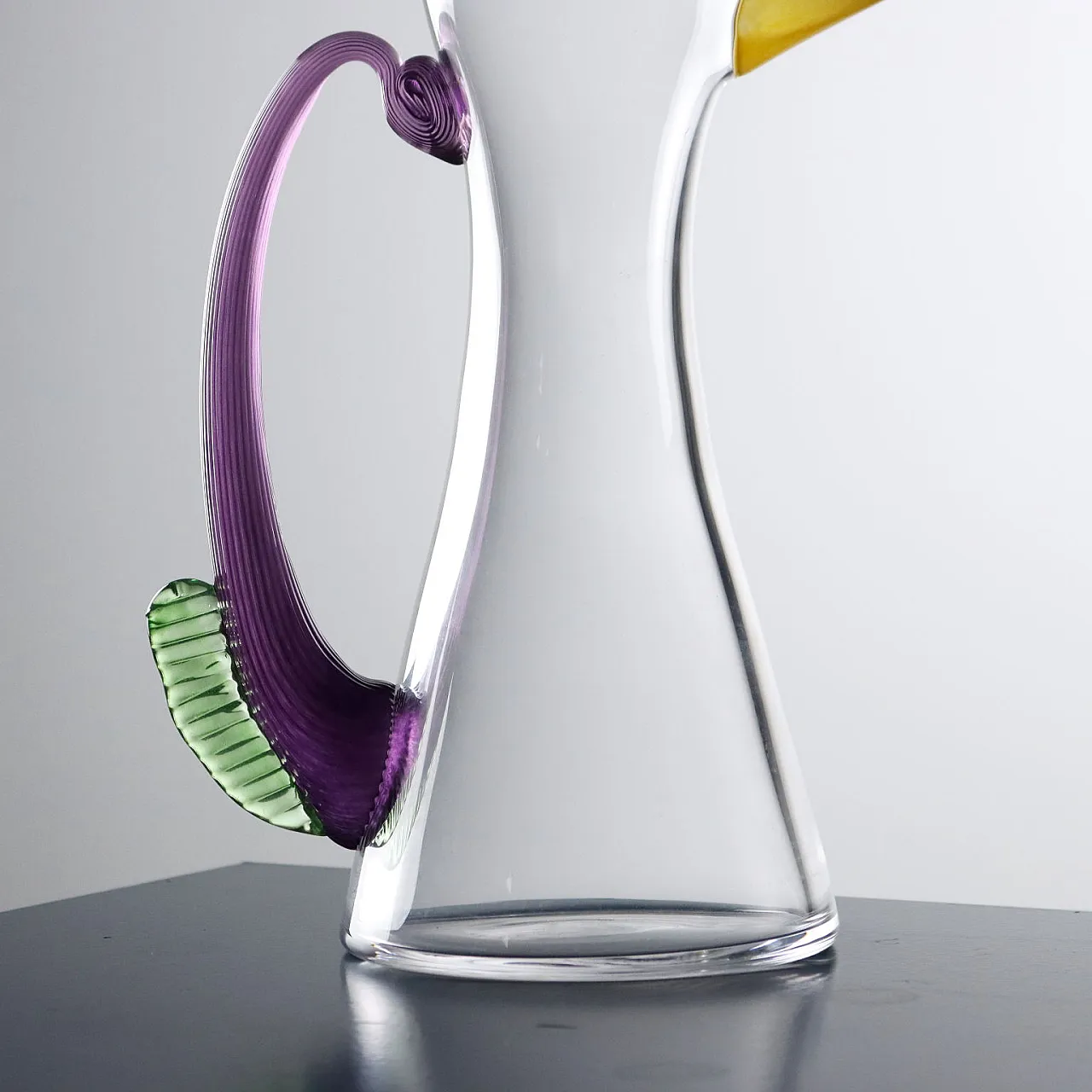 Vintage Jug Kosta Boda Design Fenix Kjell Engman Glass Sweden 1992