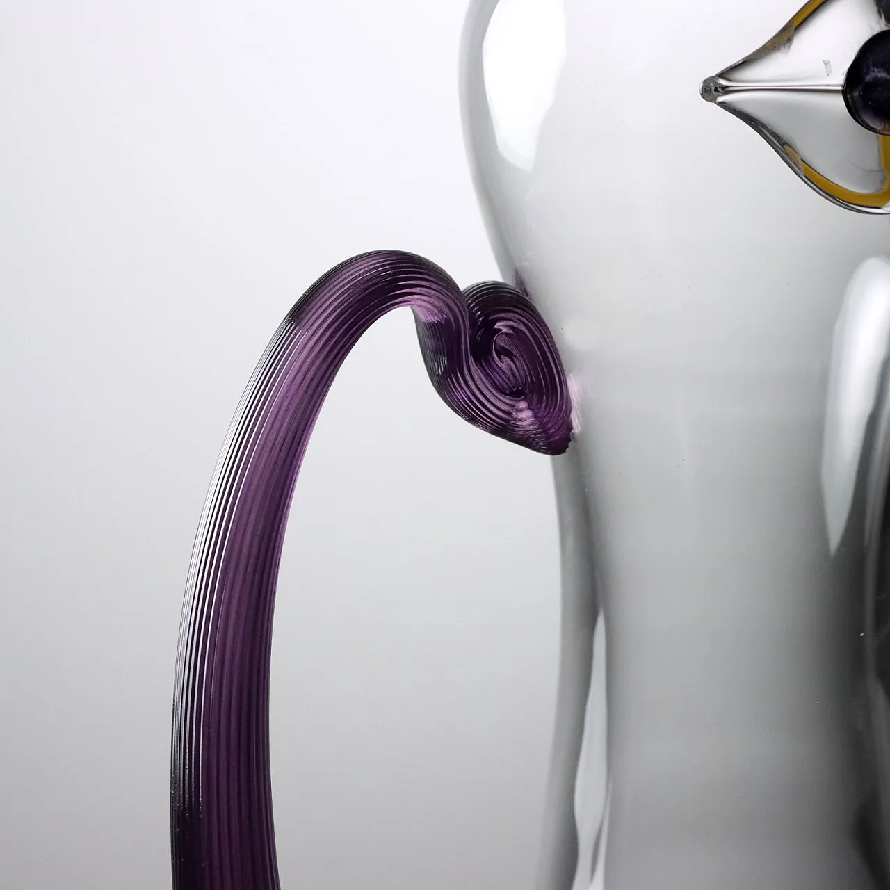 Vintage Jug Kosta Boda Design Fenix Kjell Engman Glass Sweden 1992