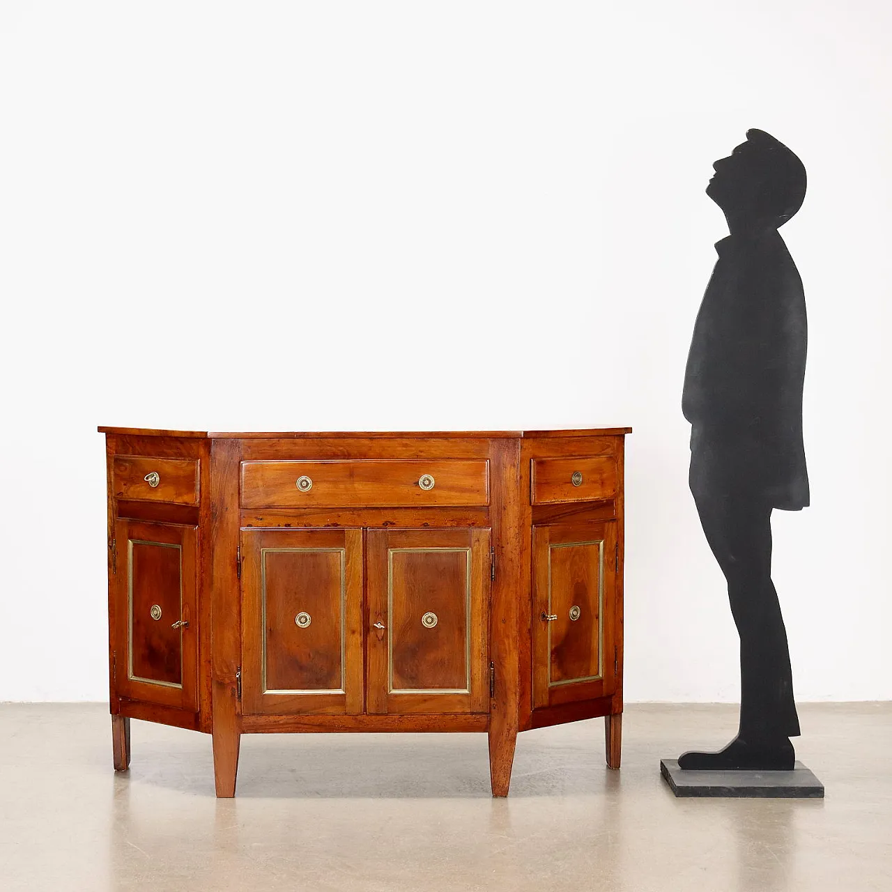 Credenza scantonata in legno, '900 2