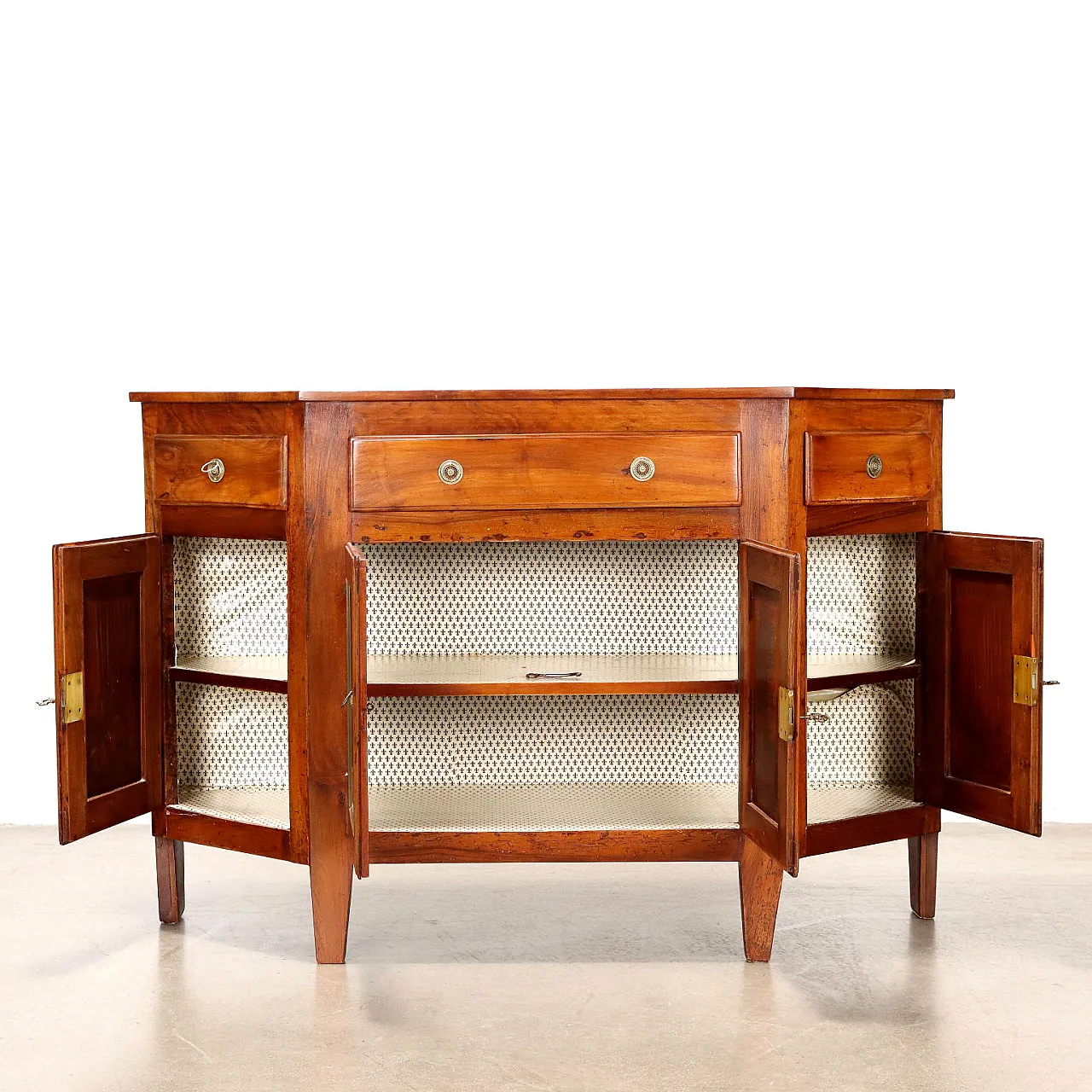 Credenza scantonata in legno, '900 3