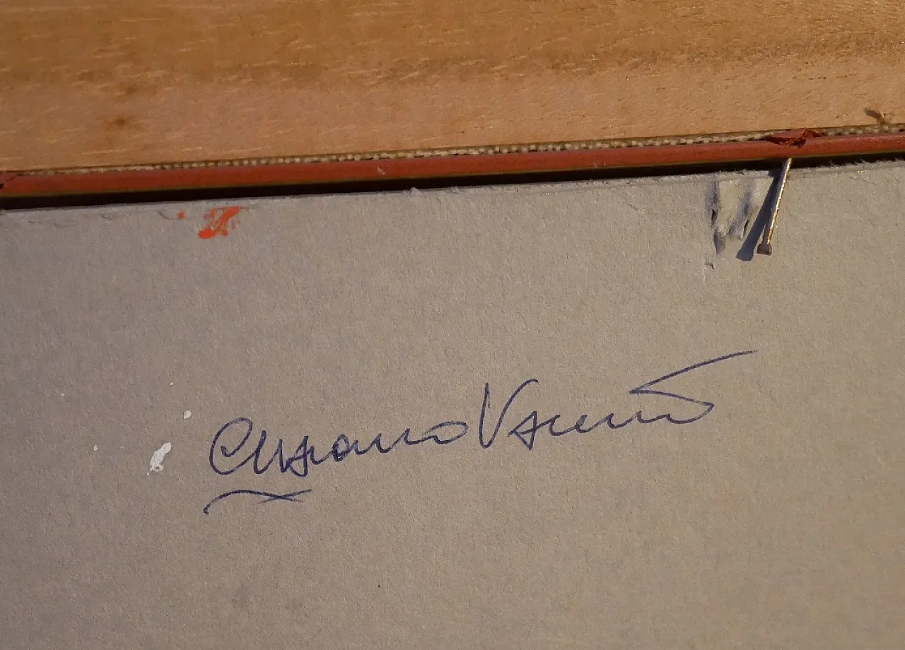 Oil painting on cardboard, 20th century 7