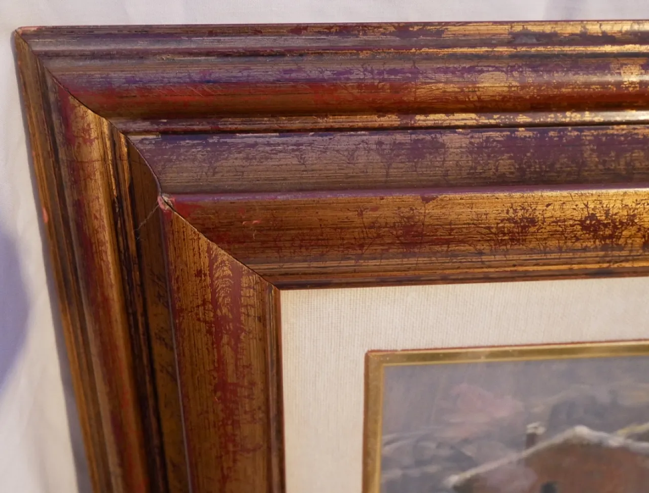 Oil painting on cardboard, 20th century 8