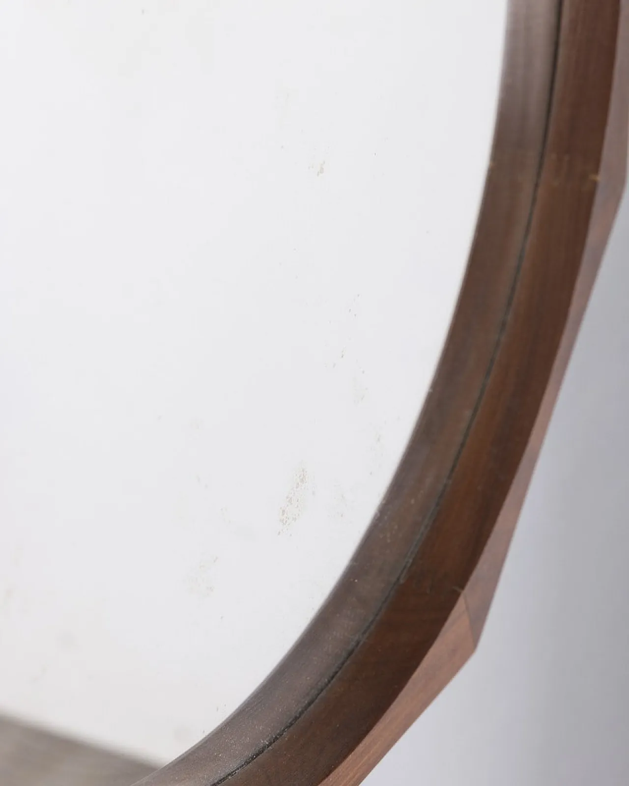 Specchio da parete in legno e corda, anni '60 6