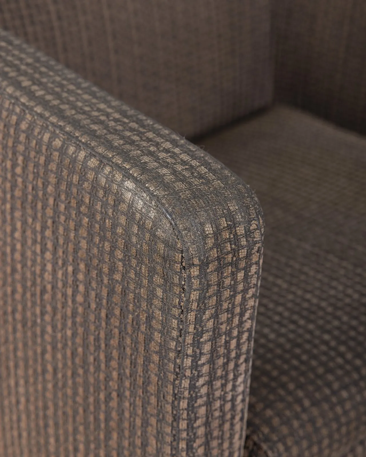 Sedia girevole Cubica in metallo e tessuto di Verzelloni, anni 2000 5