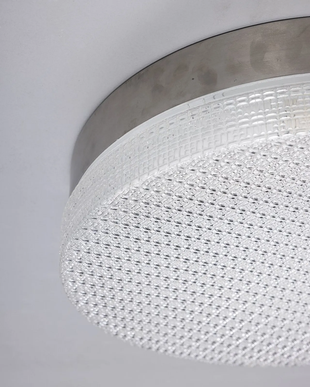 Ceiling lamp in metal and plastic, 1970s 4
