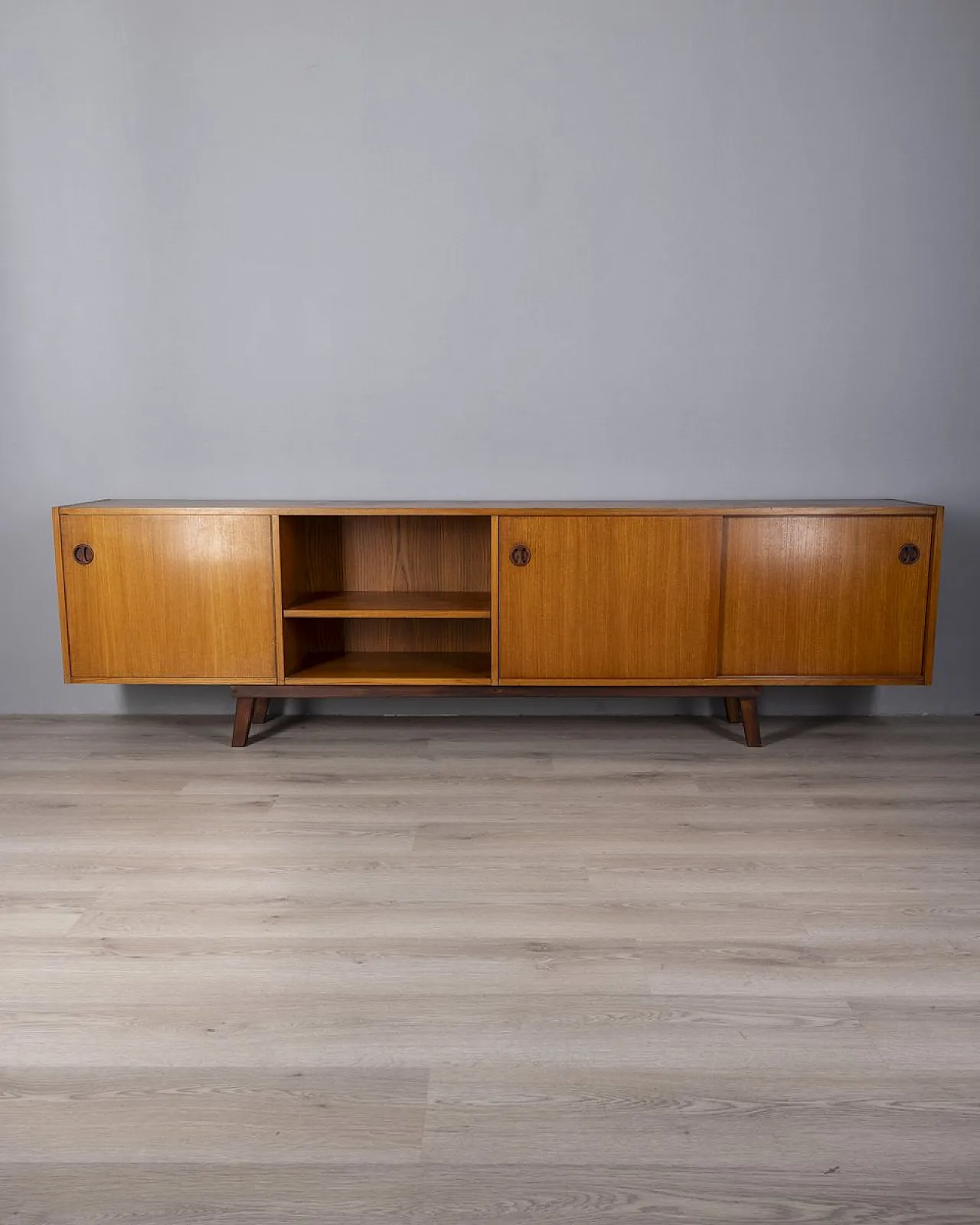 Credenza in teak, anni '60 1