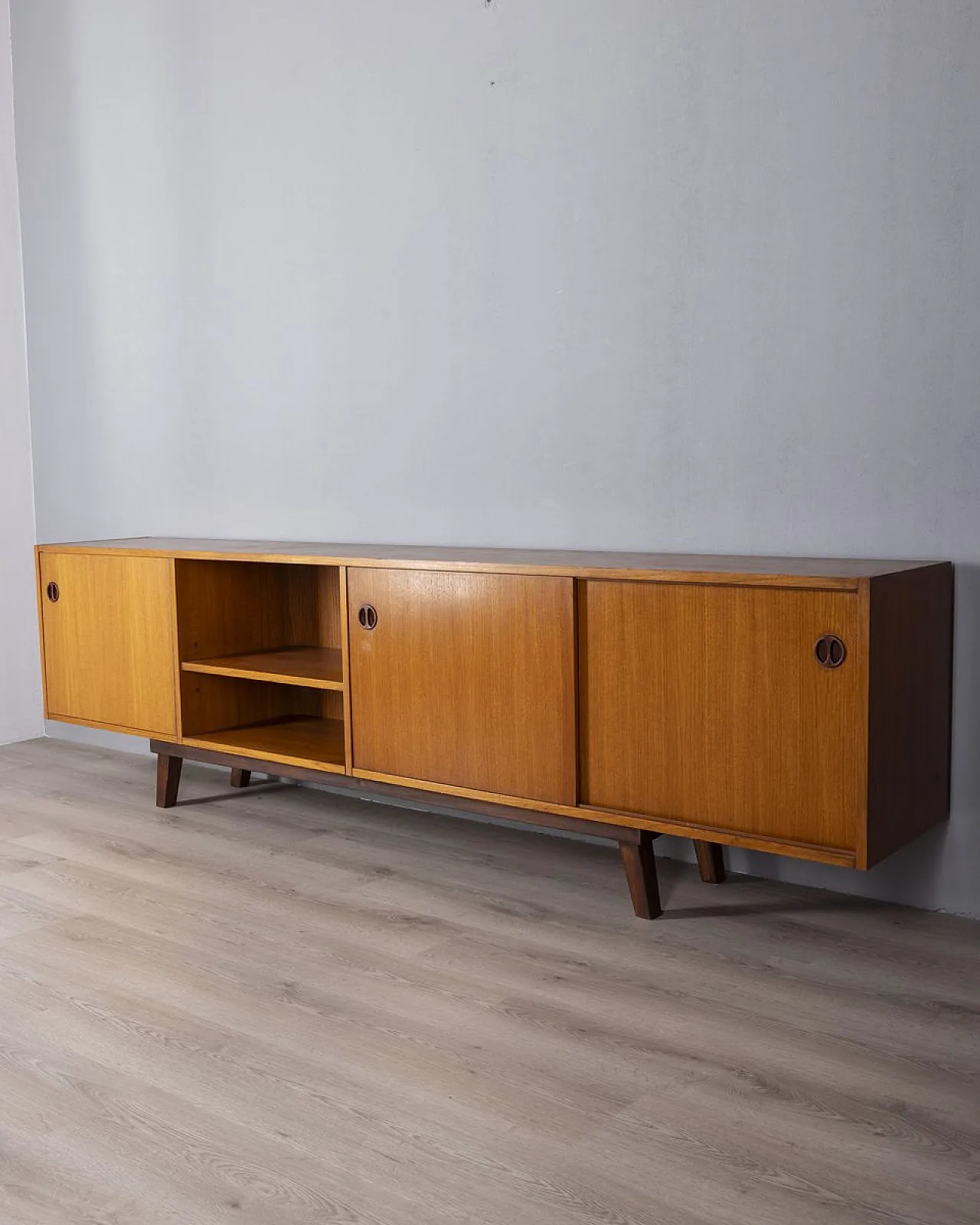 Credenza in teak, anni '60 2