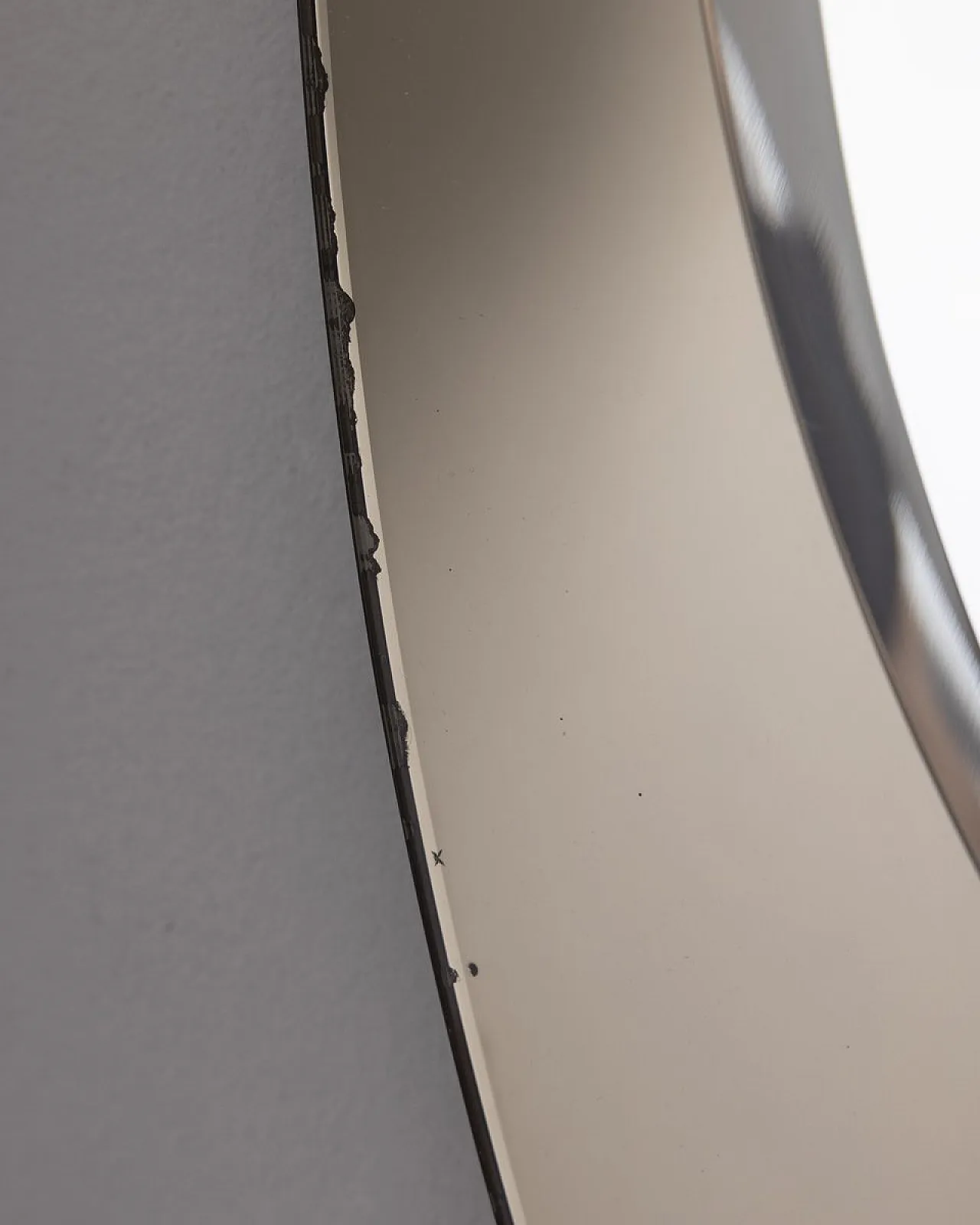 Wall mirror in grey smoked glass from Veca, 1970s 6