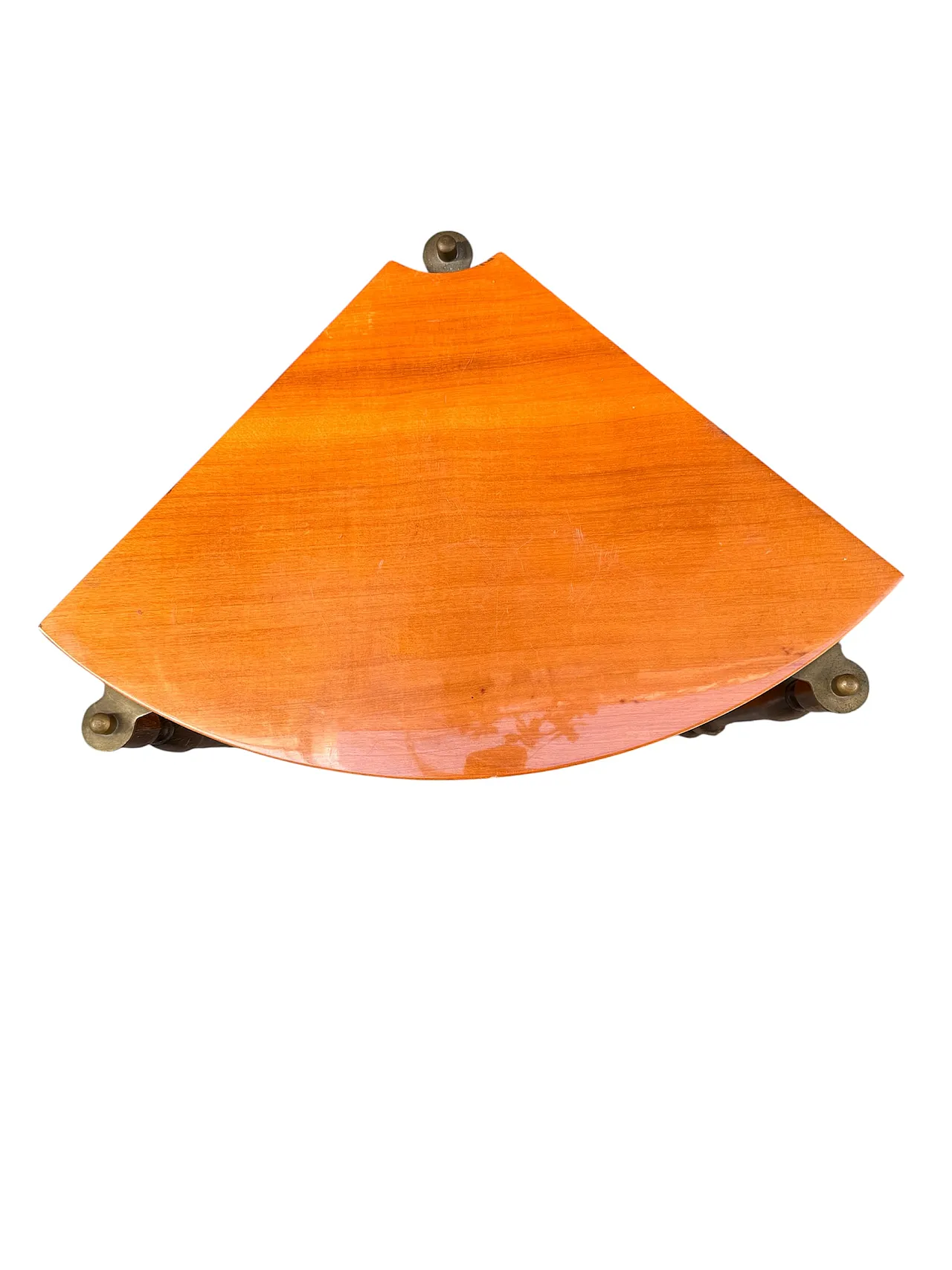 Angular walnut shelf, 60s 3