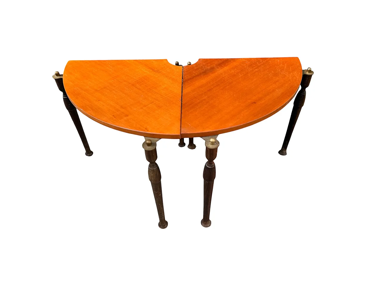 Angular walnut shelf, 60s 6