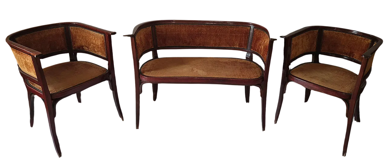 Thonet Mundus living room, early 20th century 22