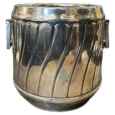 Silver plated wine cooler by Calegaro, 1980s