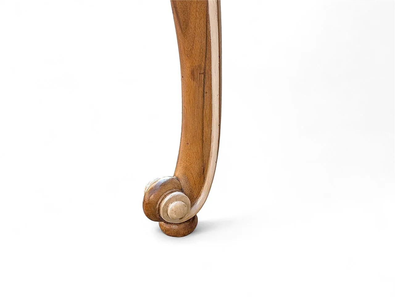 Tavolo da soggiorno in noce, anni '70 4