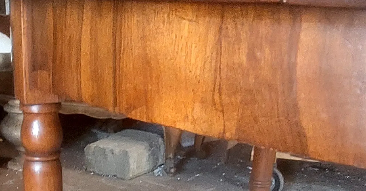 LARGE EXTENDABLE TABLE 3 METERS LUIGI FILIPPO 19TH CENTURY ANTIQUE WALNUT 8