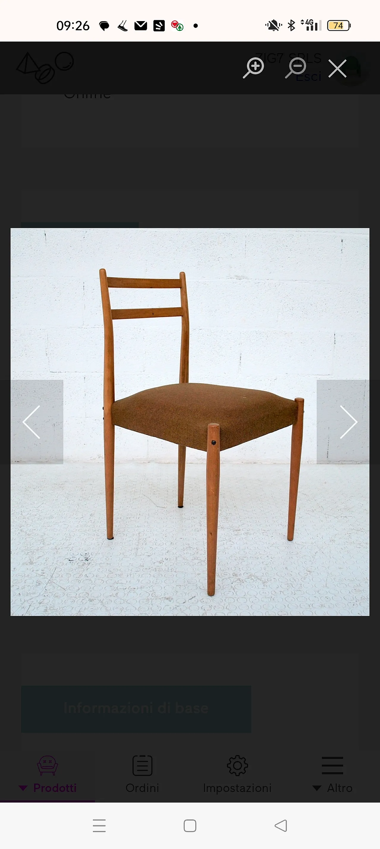 4 Chairs attributed to Gio Ponti for Reguitti, 1950s 15
