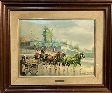 Coppia di opere di polienamel di Alfredo Palmero de Gregorio, 1970