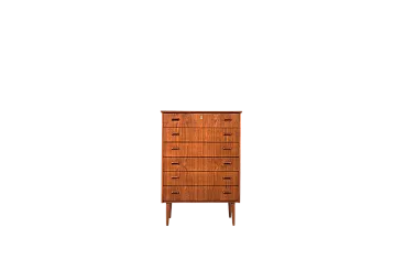 Mid-Century Danish Teak Chest of Drawers, 1960s.