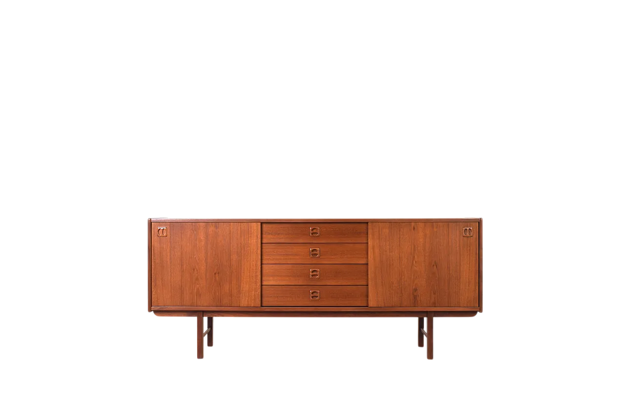 Credenza in teak di Klippan Korsør per Ikea, anni '60 18