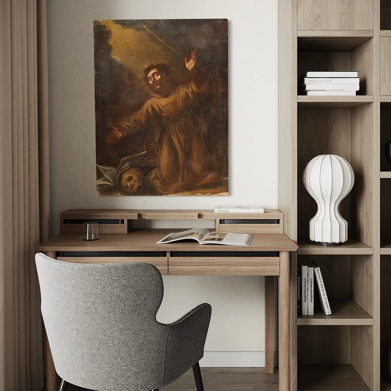 San Francesco d'Assisi, dipinto religioso, '600 13