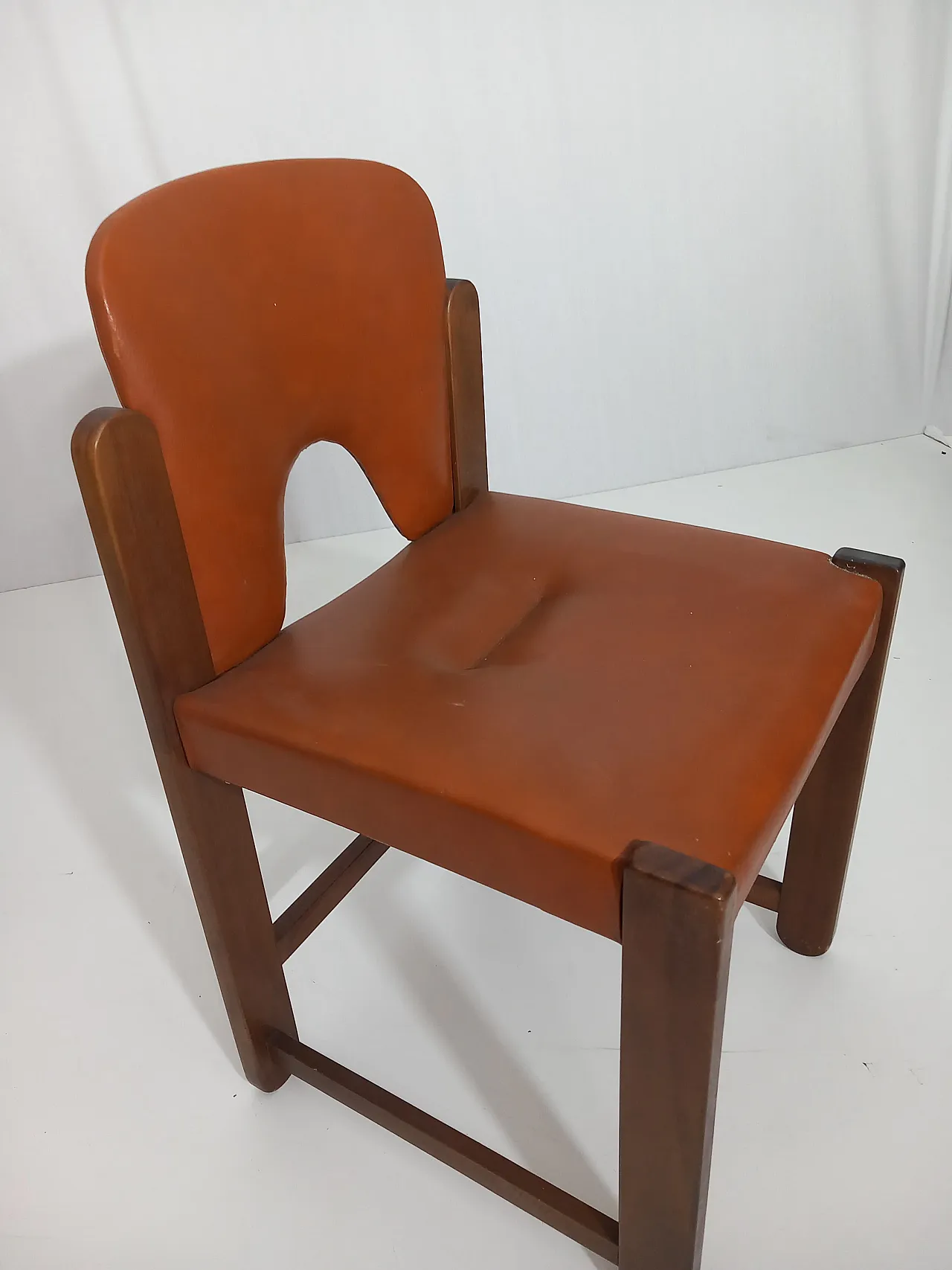 Set of 6 Italian Mid-Century Chairs, 60s 5